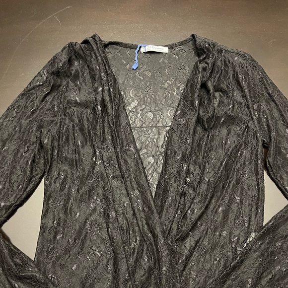 Zara black lace bodysuit - Picture 4 of 5